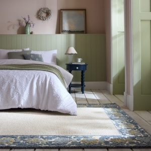 Χαλί Myla Floral Frame Μπλε 160x230 cm, Flair Rugs