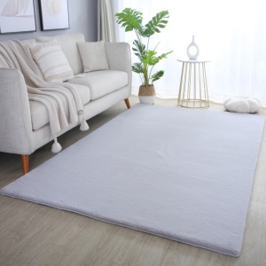 Χαλί Pouffy V1 Ασημί 140 x 200cm