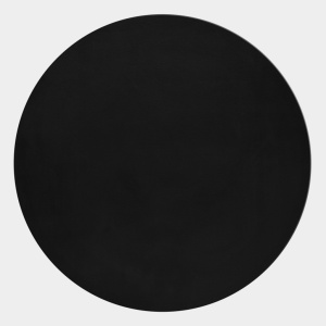 Χαλί Pouffy V1 Μαύρο 120 x 120cm