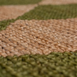 Χαλί διάδρομος Effie Diamond Jute Λαδί 60x230 cm, Flair Rugs - Img 5