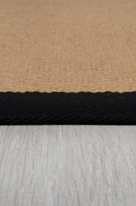 Χαλί Διαδρόμου Kira Jute Μαύρο 60X230 cm, Flair Rugs - Img 5