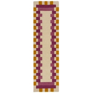 Χαλί Διαδρόμου Lois Scallop Kai Wool Πράσινο 60X230 cm, Flair Rugs - Img 2