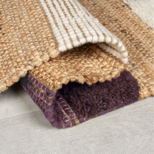 Χαλί Διαδρόμου Medina Blocks Μωβ 60x230 cm, Flair Rugs - Img 2