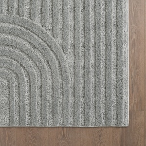Χαλί Art Ασημί boho 240x340 cm - Img 3