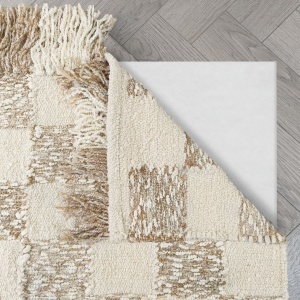 Χαλί Eric Checkboard Μπεζ, Natural 160x230 cm, Flair Rugs - Img 4