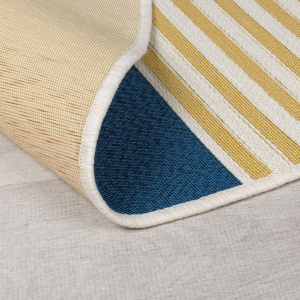 Χαλί Geo Fusion Outdoor Κίτρινο Ochre 160X160 cm, rotund, Flair Rugs - Img 3