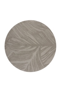 Χαλί Lino Leaf Γκρι 160X160 cm, rotund, Flair Rugs - Img 2