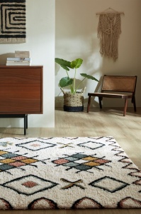 Χαλί Maroc Midar Shaggy Πολύχρωμο 160X230 cm, Flair Rugs - Img 5