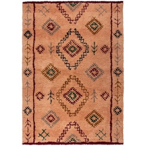 Χαλί Maroc Sahara Shaggy Ροζ 200X290 cm, Flair Rugs - Img 2