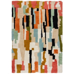 Χαλί Maroc Zagora Geo Shaggy Πολύχρωμο 160X230 cm, Flair Rugs - Img 2