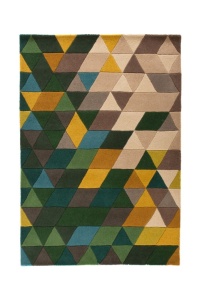 Χαλί Prism Πράσινο/Πολύχρωμο 80X150 cm, Flair Rugs - Img 2
