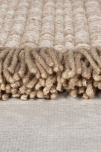 Χαλί Rene Fringed Ribbed Μπεζ 200x290 cm, Flair Rugs - Img 3