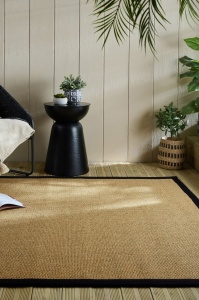Χαλί Sisal Look Outdoor Μαύρο 160x230 cm, Flair Rugs - Img 6