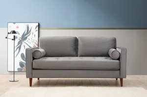 2θέσιος καναπές Jaber Γκρι 178x80 cm