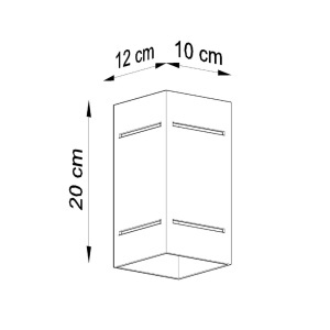 Aplica Blocco Gri 10x12x20 cm - Img 5