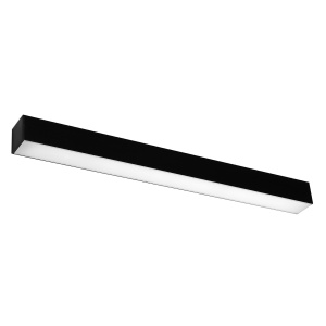 Aplica LED Pinne Negru 4000K 67x6x6 cm