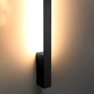 Aplica perete LED Sappo Negru 3000K 4x6.5x120 cm - Img 4