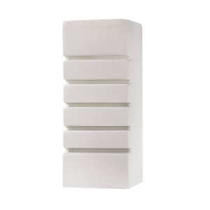 Aplica Samir din ceramica Alb 10.5x10.5x26 cm - Img 2