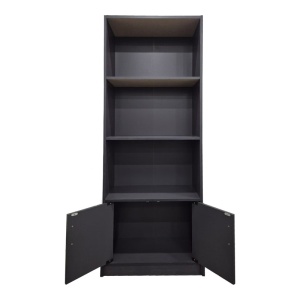 Biblioteca Tekaro Gri inchis 60x29x166 cm - Img 2