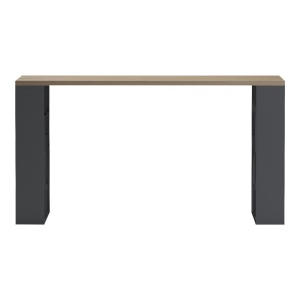 Birou cu raft, Labirent, Sonoma, 60x140x75 cm - Img 3