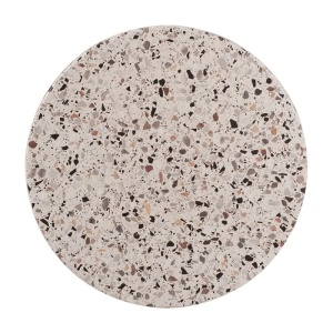 Blat de masa Rotund, Mala, Gri, 70x70x2.5 cm