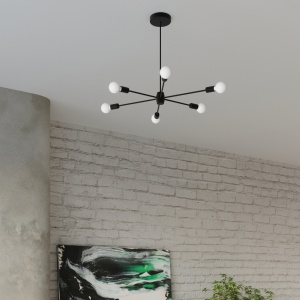 Candelabru Lango Negru 86.5x68x46 cm - Img 7