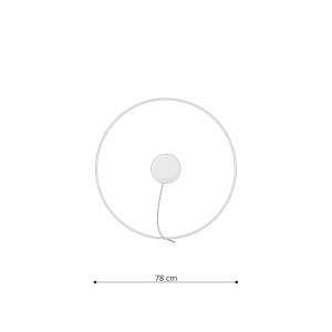 Candelabru LED Rio 78 Rosu 3000K 78x78x150 cm - Img 9