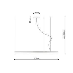 Candelabru LED Rio Auriu 4000K 110x110x150 cm - Img 10