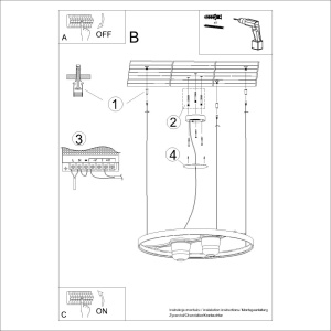 Candelabru LED Rio Bio 110 Negru 3000K 110x110x200 cm - Img 11