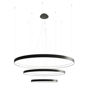 Candelabru LED Rio Negru 3000K 110x110x150 cm
