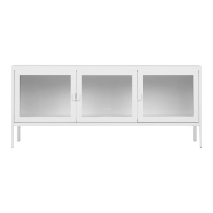 Comoda TV Brisbane, Alb, 40x130x55 cm - Img 4