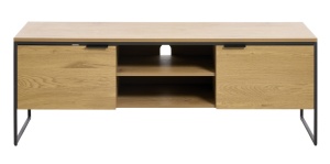 Comoda TV CESURA, Stejar deschis, 45x55x155 cm