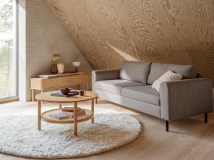 Comoda TV Langley, Natural, 45x140x40 cm - Img 4