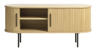 Comoda TV NOLA, Stejar deschis, 40x56x120 cm - Img 3