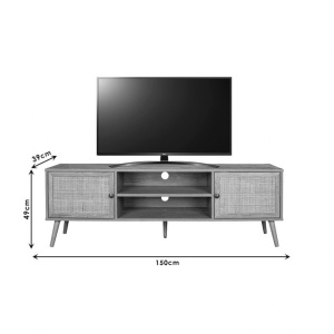 Comoda TV Oslo Sonoma 150x39x49 cm - Img 4