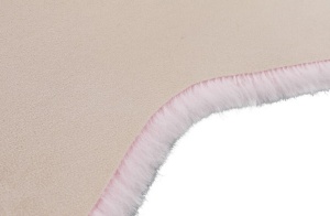 Covor Forma animal, Soft, Roz, 50x80 cm, Delta LOP 020 - Img 2