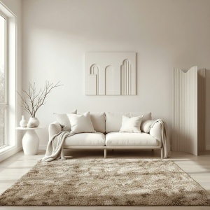 Covor Leopard Abstract Natural 200x290 cm