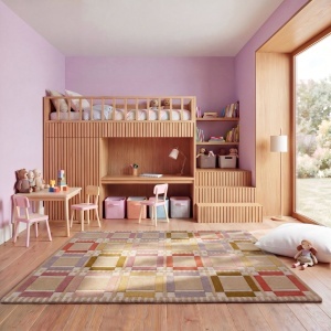 Covor Quadro Wool Pastel 200x290 cm - Img 2