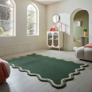 Covor Rivo Wool Verde 160x230 cm