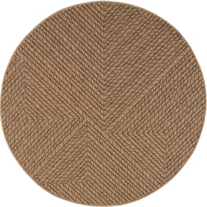 Covor rotund Timber V4 Bej 80x80 cm - Img 2