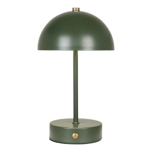 Lampa de masa Holt, Verde, 15x15x25 cm