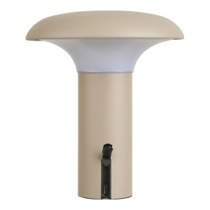 Lampa LED Ramsey, Bej, 18x18x21.5 cm - Img 2