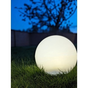 Lampa LED solara Lifton, Alb, 25x25x25 cm