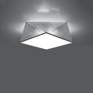 Lustra Hexa Argint 35x35x15 cm - Img 3