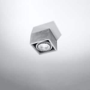 Lustra Quatro din beton Gri 14x14x9 cm - Img 2