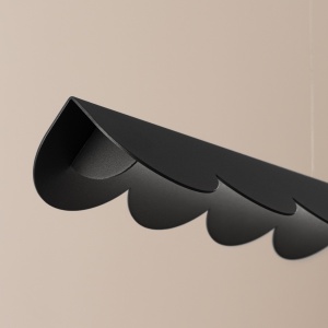 Lustra suspendata LED Biscuit Negru 3000K 131x13x200 cm - Img 4