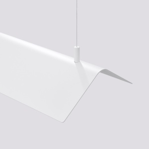 Lustra suspendata LED Elva Alb 3000K 150x27.5x200 cm - Img 6