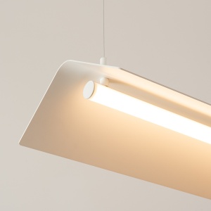 Lustra suspendata LED Elva Bej 3000K 150x27.5x200 cm - Img 4
