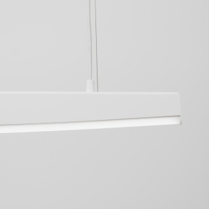 Lustra suspendata LED Jorun 120 Alb 4000K 120x3x210 cm - Img 5