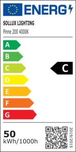 Lustra suspendata LED Pinne Negru 4000K 200x6x150 cm - Img 10